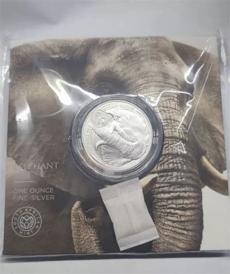 1 OZ SILBER Big Five II Elefant 2021 Südafrika 1 Unze South