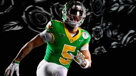 Oregon Ducks Release Uniforms For Rose Bowl Vs Ohio State Buckeyes