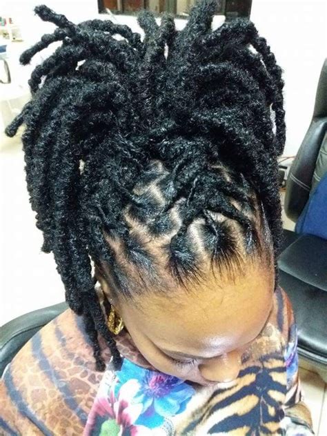 Updo Braided Dread Styles For Females