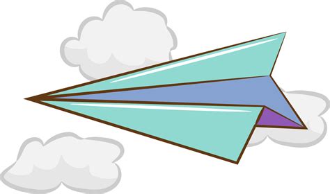 Paper plane png graphic clipart design 19906469 PNG