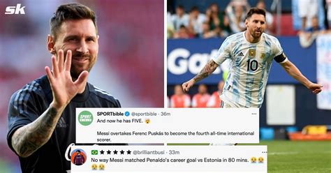 Twitter Explodes As Lionel Messi Steals The Show For Argentina With