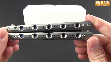 FlyTanium BM51 Balisong Overview - YouTube