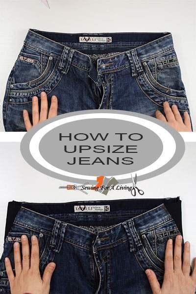 How To Enlarge Jeans At The Waist And Hips Sewing For A Living