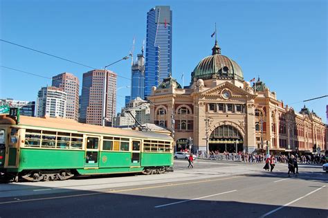 Tram Flinders Street Station Free Photo On Pixabay