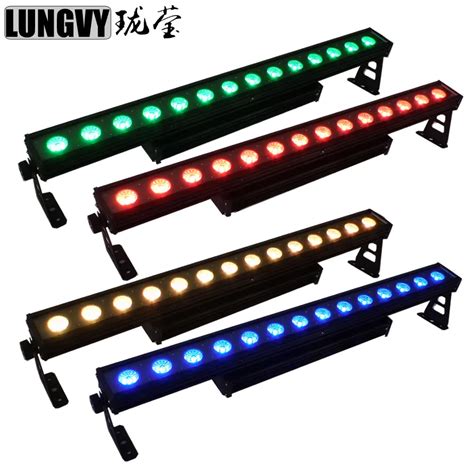 Free Shipping Pcs Lot X W Rgb Dmx Double Layer Led Wall Washer