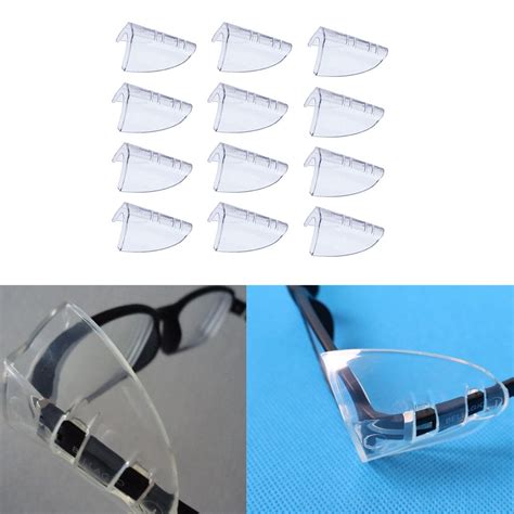 Safety Glasses Side Shields 6 Pairs Universal Safety Clear Flexible Side Shieldsslip On Side