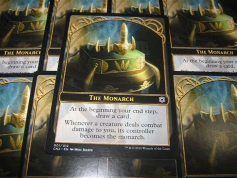 Monarch Token X4 Mtg Nm Conspiracy Take The Crown 112 New Ebay