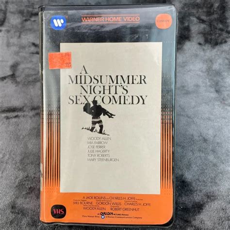 A Midsummer Nights Sex Comedy Vhs Woody Allen Clamshell Picclick Uk