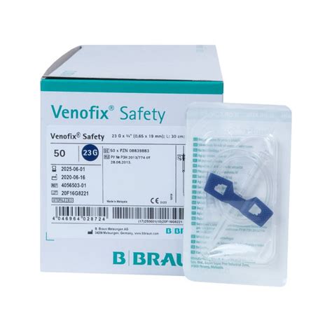 Venofix Safety 23G 0 65 X 19mm 30cm EU PZN 08839883