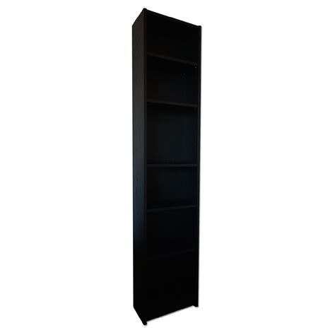 Ikea Billy Black Bookcase Aptdeco