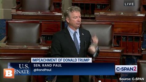 Rand Paul Highlights Democrat Incitement In Speech Against