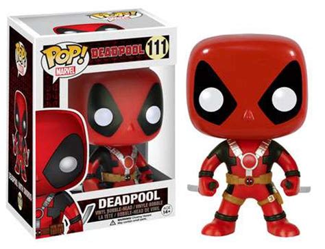 Funko Marvel POP Marvel Deadpool Vinyl Bobble Head 111 Two Swords - ToyWiz