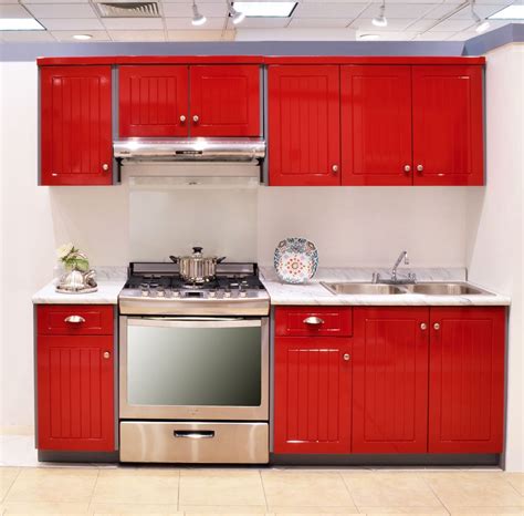 COCINA MODULAR ALONDRA NEW CHALLENGE 2 43 MTS ROJA SEARS MX Me