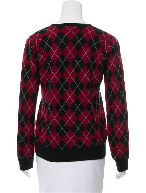 Pringle Of Scotland Argyle Cashmere Sweater Clothing PRI20239 The