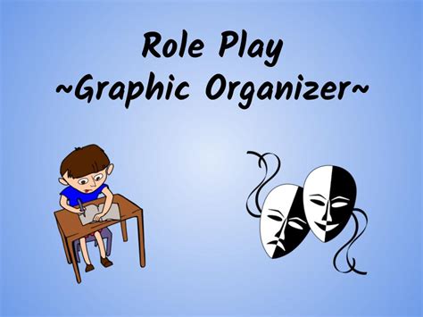 Role Play Play Script Graphic Organizer Teaching Resources