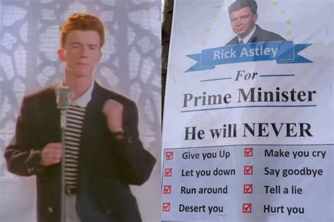 President Rick Astley Meme