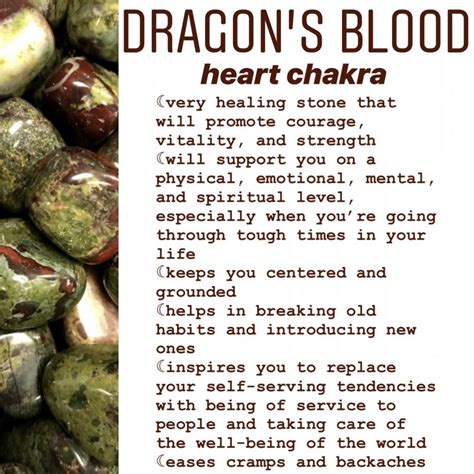 Dragon's Blood Crystal Healing Properties · PROPDCRO