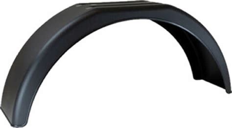 Mudguard Single 13 13 Inch Deluxe Trailer Wheel Arch Mud Guard Black Plastic Ebay