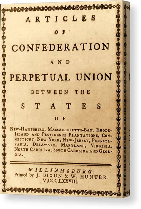 Articles Of Confederation 