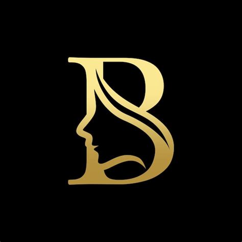 Premium Vector Letter B Beauty Women Face Logo Design