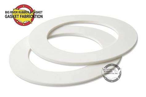 Teflon 3 Ring Gasket 1 8 Thick Big River Rubber Gasket