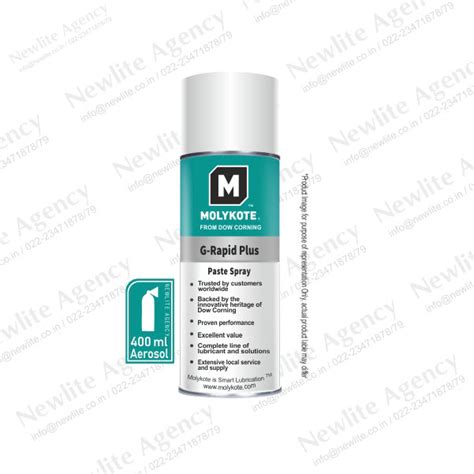 Newlite Agency Products Molykote G Rapid Plus Spray