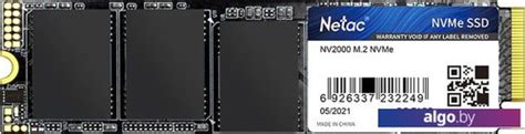 Netac NV2000 1TB NT01NV2000-1T0-E4X SSD купить в Минске, цена