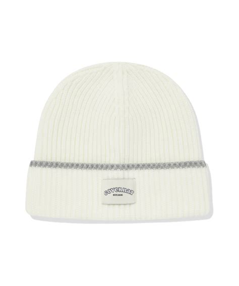 Musinsa Covernat Woman Cloverheart Beanie Ivory