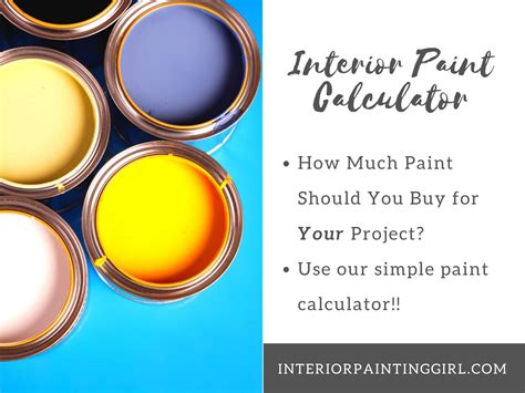 How Much Paint To Buy: An Online Calculator - Interior Painting Girl