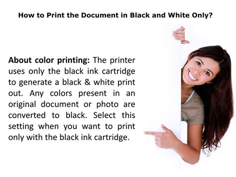 PPT - How to Print the Document in Black and White Only? PowerPoint