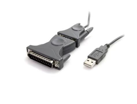 Usb To Rs232 Db9 Db25 Serial Adapter External Computer Cables