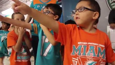 Dolphins Help Beautify Mae M Walters Elementary Youtube