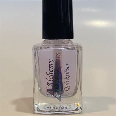 Quicksilver Top Coat (Quick Dry, Glossy, 5 Free) – Alchemy Lacquers