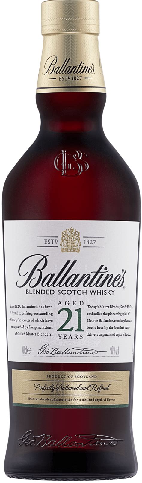 Blended And Single Malt Scotch Whisky Ballantines