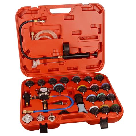 Pcs Radiator Pressure Tester Set Coolant Vacuum Refill Kit For