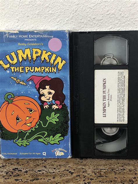 Vintage Lumpkin The Pumpkin Halloween Horror Carton Vhs Video Tape 1993