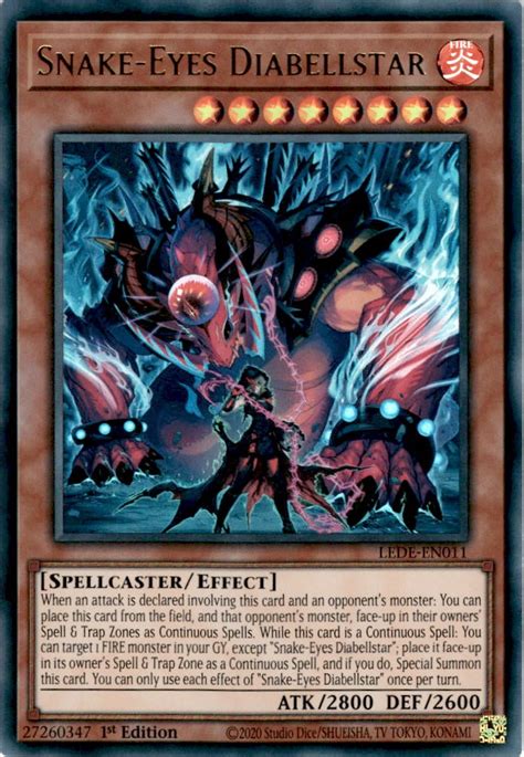 Occhi Di Serpente Diabellstar Legacy Of Destruction Yu Gi Oh