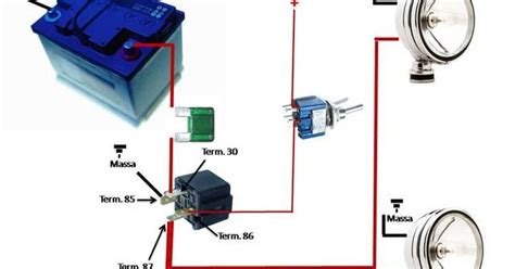 Diy Ons Esquema De Liga O Farol De Milha Ou Auxiliar Rel De