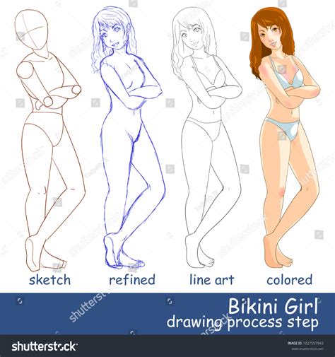 7 Anime Bikini Nude Images Stock Photos Vectors Shutterstock