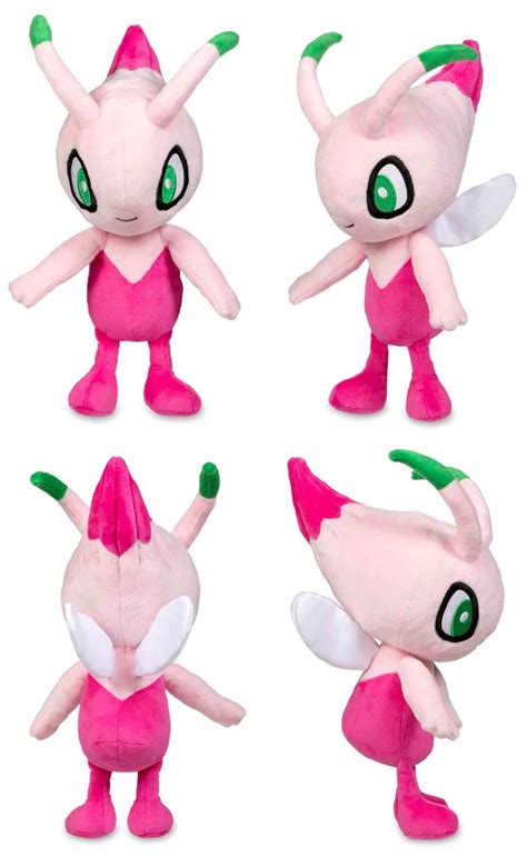 Celebi Shiny Pelúcia Original Pokémon Center 23cm