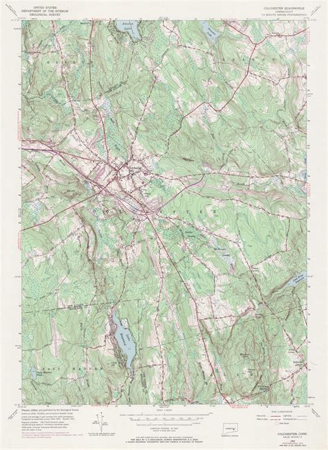 Colchester Quadrangle 1970 USGS Topographic 1 24 000 Flickr