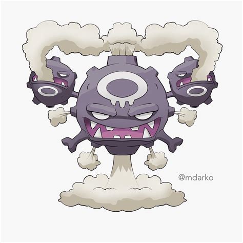 Mega Weezing By Artofmarco On Deviantart