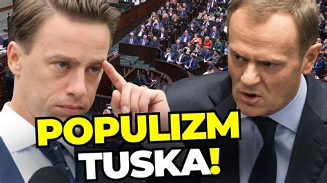 Chamski Populizm Bosak Uderza W Rz D Tuska Wiedzieli E Tego Nie