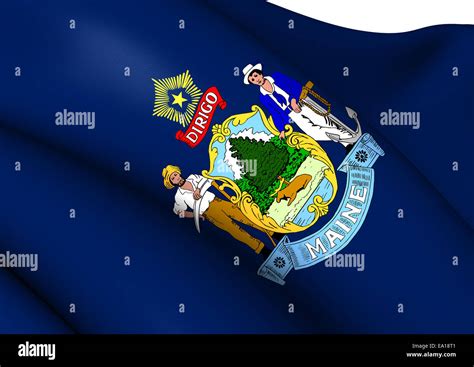 Maine flag hi-res stock photography and images - Alamy