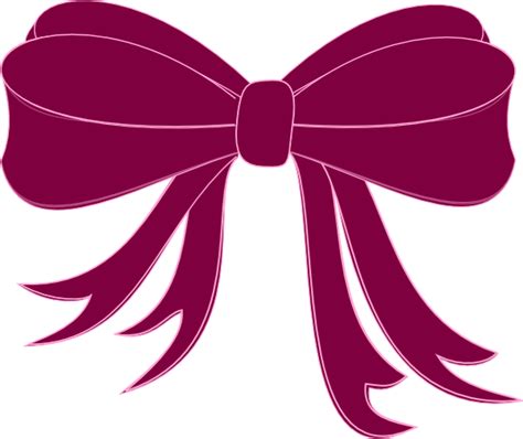 Pink Bow Ribbon Png