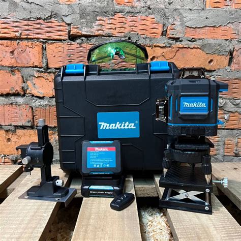Купить Лазерный уровень / Нивелир Зеленый луч Makita 4D, 360 градусов ...