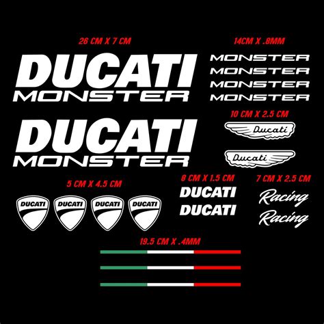 Calcomanias Ducati Monster Piezas Mextikers