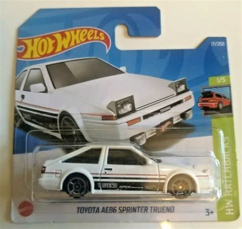 HOT WHEELS TOYOTA AE SPRINTER TRUENO HW HATCHBACKS Short Card White PicClick AU