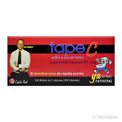 TAPE-C CAPSULAS 2MG SOBRE 2 CAPSULAS (CAJA 100 SOBRES). - Farmacias de ...