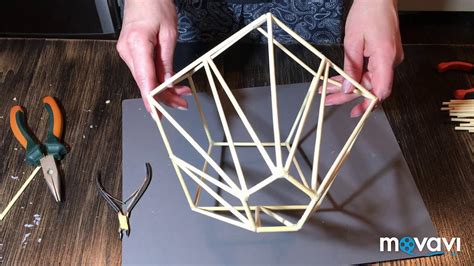 DIY / абажур своими руками из садовых шпажек / лофт / вдохновение - YouTube